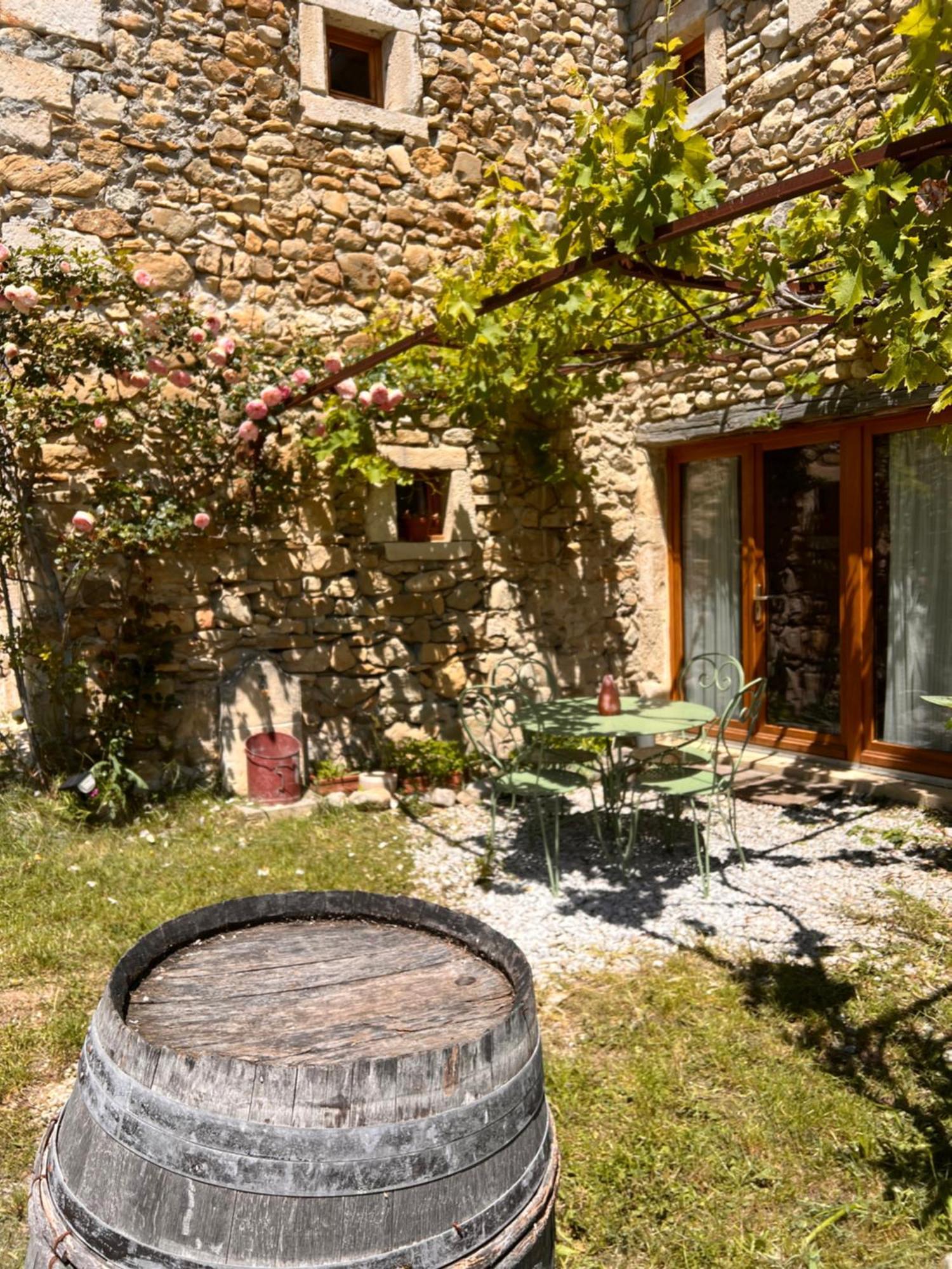 Gites Du Chateau D'Alencon Le Pegue ภายนอก รูปภาพ